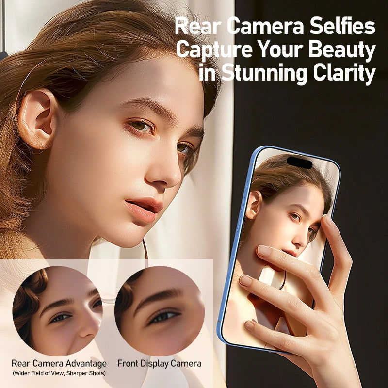 1800Mah New Suitable for Iphone and Android Remote Control Photograph Magnetic Wireless Phone Vlog Selfie Monitor Screen